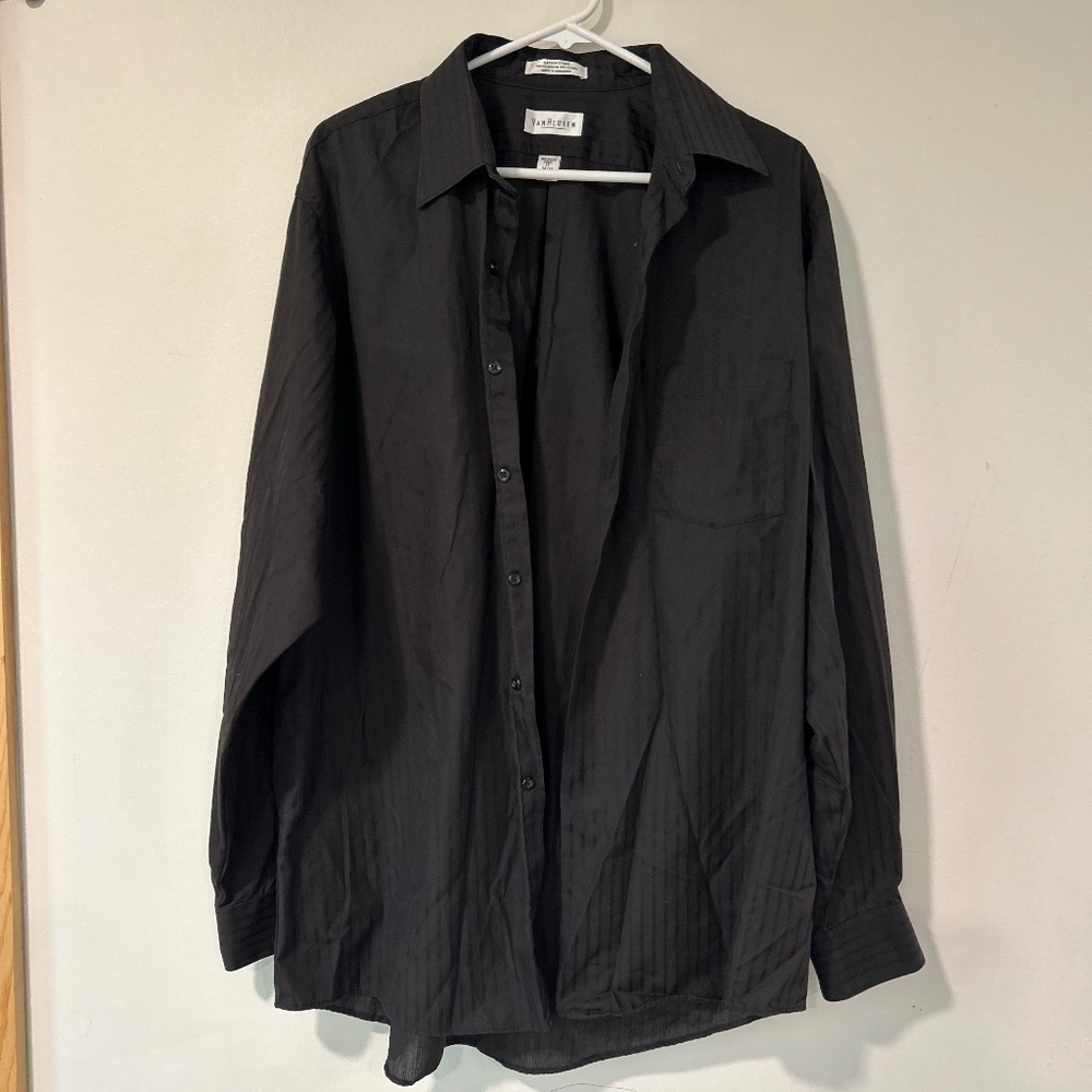 🎃Formal Sateen Stripe Wrinkle Free Button Down Shirt